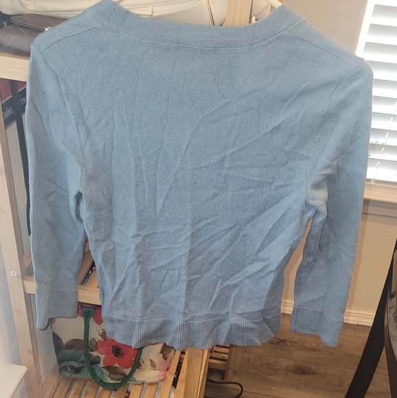 Tory Burch size medium 100% merino wool button-down sweater - Picture 4 of 5